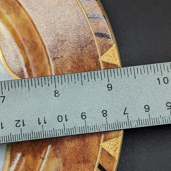 Lynn Chase Plate African Portraits Zebra Luncheon Dinner 9 Inch Safari 1990s - Picture 6 of 11